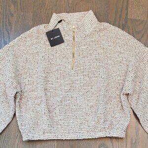 St John half zip top